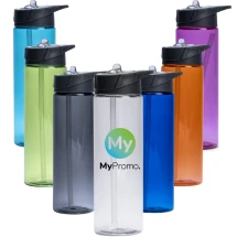 Waterfles | Tritan plastic | 700ml | Met een rietje