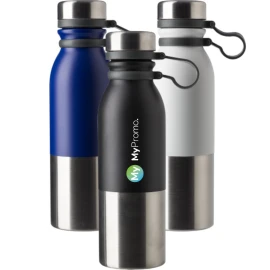 Thermos bottle | Stainless steel | 600ml | Silicone strap