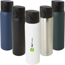 Thermo bottle | Recycled stainless steel | 450 ml | With opening button