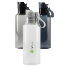 Gourde | rPET | 600ml | Avec bouton poussoir sur le dessus