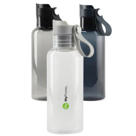 Water bottle | rPET | 600ml | With push button on top