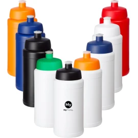 Gourde sport | PP | 500ml | Moulage en relief | Fabriquée au Royaume-Uni