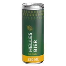 Canette de bière | Aluminium recyclé | 250ml | Houblon | Également disponible en pack de six