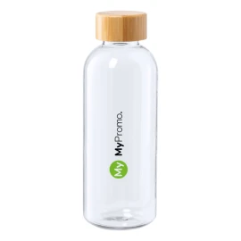 Borraccia con tappo di bambù | 600 ml| RPET | Eco friendly