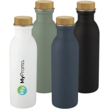 Water bottle | Stainless steel | 650ml | Bamboo lid
