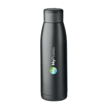 Thermosfles | Gerecycled roestvrij staal & siliconen | 400ml | Schud-geactiveerde thermosfles
