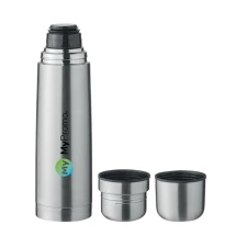 Thermos flask | Recycled stainless steel | 750ml | Incl. 2 cups of 125ml
