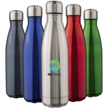 Botella térmica | Acero inoxidable reciclado | 500ml | Tapa de rosca | Disponible en varios colores