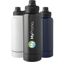 Thermos bottle | Stainless steel | 1L | Small screw-on compartment