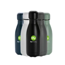 Gourde isotherme | Acier inoxydable | 260ml | Convient aux porte-gobelets