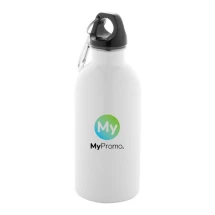 Thermos bottle | Recycled stainless steel | 400 ml | Aluminium carabiner I Sublimation printing