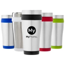 Thermobecher | Edelstahl & Kunststoff | 410 ml | Leicht zu reinigen