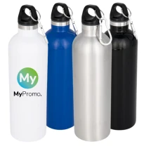 Thermosfles | Roestvrij staal | Met karabijnhaak | 530ml | Houdt warmte 5 uur vast