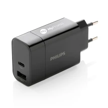 Philips Ladegerät | ABS | USB-C und 2A Ausgang | Super schnelles Laden