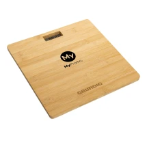 Grundig Digitale Weegschaal | Bamboe | 180 kg | 4 Gewichtssensoren