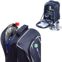 Picknickrugzak | Polyester 600D | 36x29x15 cm | Met plastic bestek