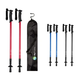 Walking sticks | Aluminium | With carry cap | Ergonomic grip