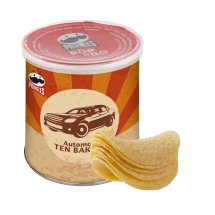 Mini Pringles Original | 40g | Tube en papier 90% | Impression couleur intégrale