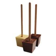 Chocolademelk lepel | Chocolade van topkwaliteit | Met sticker of headerkaart