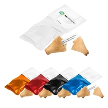 Fortune cookie | Foil | With 1-5 different texts of your choice | With header card