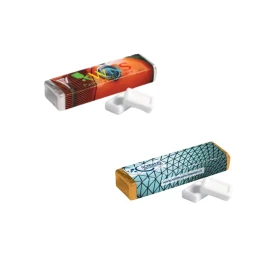 Rectangular peppermint roll | 10g | 12 mints | Silver or gold foil | Full-color wrapper