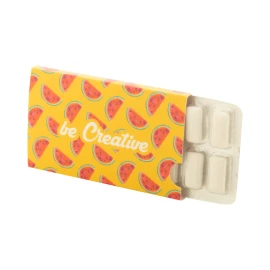 Chewing gum | 12 pezzi | Senza zucchero | Stampa a colori