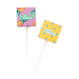 Lecca-lecca | 8g | Gusto multifrutta | Stampa a colori