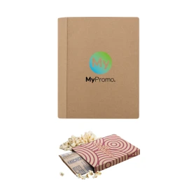 Popcorn da microonde | Custodia in carta kraft 100g/m² | 110x156x17 mm | Stampa a colori