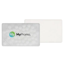 Rechthoekige munt kaart | Plastic | 12 gr