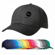 Baseballkappe | Baumwoll-Twill | 6 Panels | Kopfumfang: 58 cm | Frontfutter