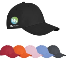 6-panel cap | 100% cotton 260g/m² | Pre-curved visor