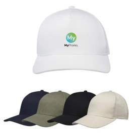 Cap | Recycled cotton & polyester  | 240 gm² | With a metal buckle closure | 5 pannel