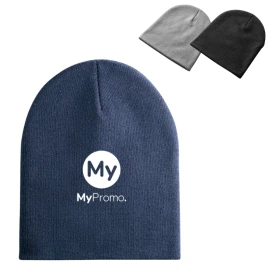 Unisex beanie | rPET | 18 x 22 cm | Double-layered | Soft knit