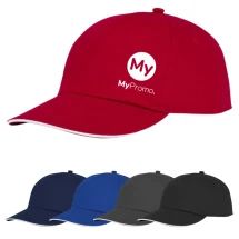 Sandwich-Kappe | Baumwolle 175g/m² | 5 Panels | Kopfumfang: 58 cm | Klettverschluss