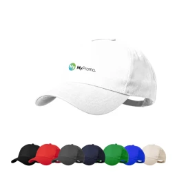 Cap | Organic cotton | 5 panels | Adjustable buckle fastening | Embroidered ventilation holes | Soft finish