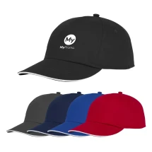 Sandwich cap | Cotton 175g/m² | 5 panels | Head size: 58cm | Loop fastener