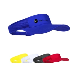 Sun visor | Polyester | With mesh panels | Adjustable velcro closure