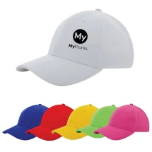 Cap | Katoen | 6 panelen | 3D borduurwerk