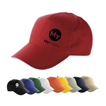 Baseballpet | Katoen | 5 panelen | Klittenbandsluiting | Goedkoop