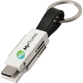 Cable 4 en 1 | Plástico ABS | Incluye llavero e imanes