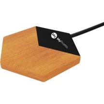 Wireless charger | ABS Plastic & Wood | Hexagonal shape