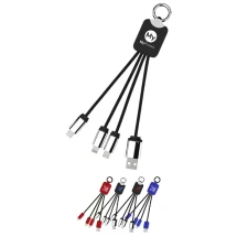 Light-up cable | rPET Plastic, Metal, Rubber | Three connectors