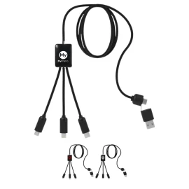 Cable de carga extendido | Plástico rPET & ABS | Tres conectores
