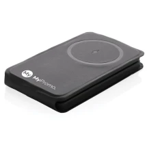 Swiss Peak 3-in-1 draadloze oplader | Gerecycled PU | 1,3x 12,5x 7cm | Opvouwbare