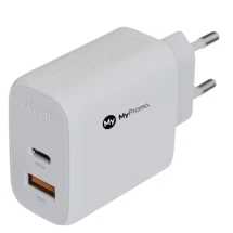 Wall charger | Recycled ABS | 67W | USB-C & USB-A