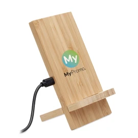 Support Et Chargeur Sans Fil | Bambou | 10W