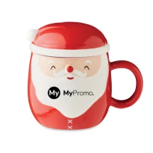 Mug en céramique | 370 Ml | Avec couvercle