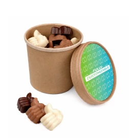 Bio Snoepbeker I 35 chocolaatjes | Groot