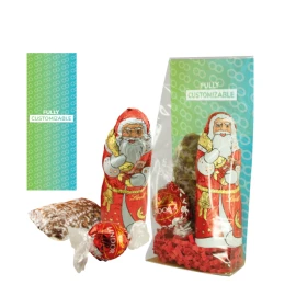 Lindt gift set | Lindt chocolate ball, Lindt Santa and gingerbread cake | Plastic bag | Premium