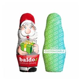 Babbo Natale di cioccolato | Cioccolato al latte | 25 g | Stampa a colori